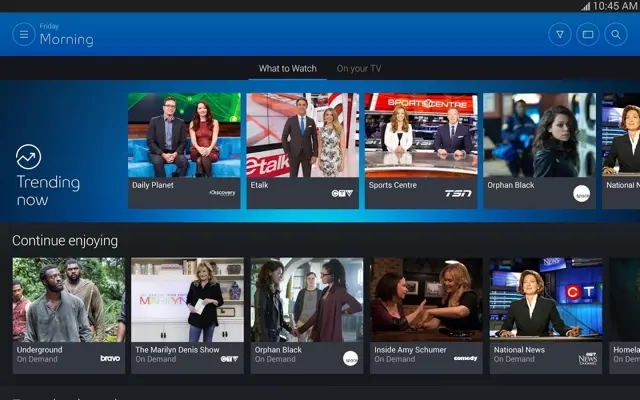 Fibe TV android App screenshot 1